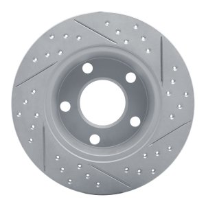 Audi A6 Brake Rotor (1) - Rear Left - DFC - Geoperformance Rotor - Drilled and Slotted - `99-`02