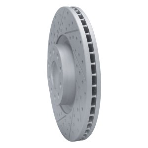 Audi S6 Brake Rotor (1) - Front Left - DFC - Drilled & Slotted Geoperformance - `99-`04