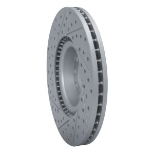 Audi A6 Quattro Brake Rotor (1) - Front Right - DFC - Geoperformance Drilled & Slotted - `99-`04