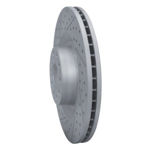 Audi S8 Brake Rotor (1) - Front Left - DFC - Geoperformance Drilled & Slotted - `01-`03