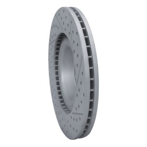 Audi S8 Brake Rotor (1) - Front Left - DFC - Geoperformance Drilled & Slotted - `01-`03