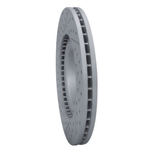 Audi S8 Brake Rotor (1) - Front Right - DFC - Drilled & Slotted Geoperformance - `01-`03