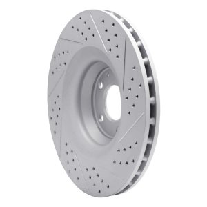 Audi A6 Quattro Brake Rotor (1) - Front Left - DFC - Drilled & Slotted Geoperformance - `05-`11 Audi A6 Quattro Brake Rotor (1) - Front Left - DFC - Drilled & Slotted Geoperformance - `05-`11