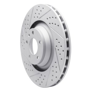 Audi A6 Quattro Brake Rotor (1) - Front Left - DFC - Drilled & Slotted Geoperformance - `05-`11 Audi A6 Quattro Brake Rotor (1) - Front Left - DFC - Drilled & Slotted Geoperformance - `05-`11