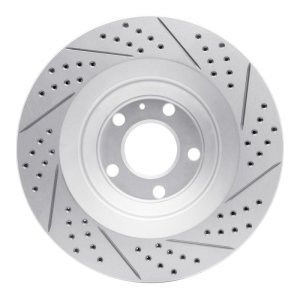Audi A6 Quattro Brake Rotor (1) - Rear Left - DFC - Drilled & Slotted Geoperformance - `05-`11 Audi A6 Quattro Brake Rotor (1) - Rear Left - DFC - Drilled & Slotted Geoperformance - `05-`11