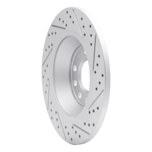 Audi A6 Quattro Brake Rotor (1) - Rear Left - DFC - Drilled & Slotted Geoperformance - `05-`11 Audi A6 Quattro Brake Rotor (1) - Rear Left - DFC - Drilled & Slotted Geoperformance - `05-`11