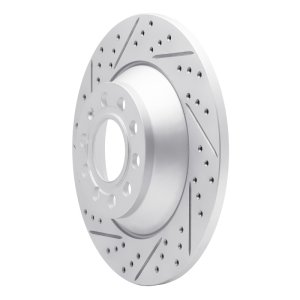 Audi A6 Quattro Brake Rotor (1) - Rear Left - DFC - Drilled & Slotted Geoperformance - `05-`11 Audi A6 Quattro Brake Rotor (1) - Rear Left - DFC - Drilled & Slotted Geoperformance - `05-`11