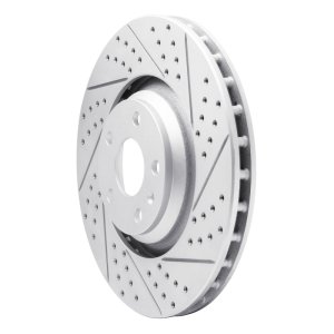 Audi TT Quattro Brake Rotor (1) - Front Right - DFC - Geoperformance Rotor - Drilled and Slotted - `08-`11 Audi TT Quattro Brake Rotor (1) - Front Right - DFC - Geoperformance Rotor - Drilled and Slotted - `08-`11
