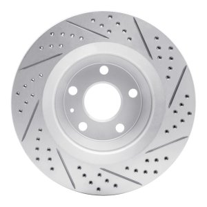 Audi Tts Quattro Brake Rotor (1) - Rear Left - DFC - Geoperformance Drilled & Slotted - `08-`15 Audi Tts Quattro Brake Rotor (1) - Rear Left - DFC - Geoperformance Drilled & Slotted - `08-`15