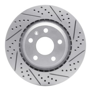 Audi TTS Quattro Brake Rotor (1) - Rear Right - DFC - Drilled & Slotted Geoperformance - `08-`15
