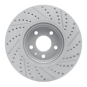 Audi A5 Brake Rotor (1) - Front Left - DFC - Geoperformance Drilled & Slotted - `08-`12 Audi A5 Brake Rotor (1) - Front Left - DFC - Geoperformance Drilled & Slotted - `08-`12