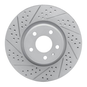 Audi A4 Allroad Brake Rotor (1) - Front Left - DFC - Drilled & Slotted Geoperformance - `11-`17 Audi A4 Allroad Brake Rotor (1) - Front Left - DFC - Drilled & Slotted Geoperformance - `11-`17