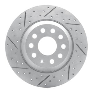 Audi TT Quattro Brake Rotor (1) - Rear Left - DFC - Geoperformance Rotor - Drilled and Slotted - `16-`25 Audi TT Quattro Brake Rotor (1) - Rear Left - DFC - Geoperformance Rotor - Drilled and Slotted - `16-`25