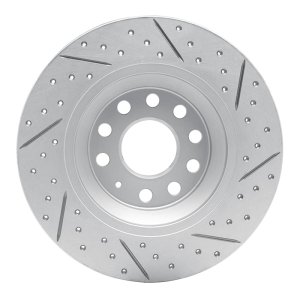 Audi TT Quattro Brake Rotor (1) - Rear Left - DFC - Geoperformance Rotor - Drilled and Slotted - `16-`25 Audi TT Quattro Brake Rotor (1) - Rear Left - DFC - Geoperformance Rotor - Drilled and Slotted - `16-`25
