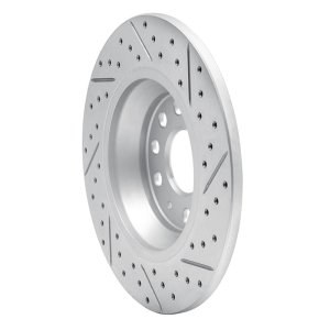 Audi TT Quattro Brake Rotor (1) - Rear Left - DFC - Geoperformance Rotor - Drilled and Slotted - `16-`25 Audi TT Quattro Brake Rotor (1) - Rear Left - DFC - Geoperformance Rotor - Drilled and Slotted - `16-`25