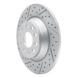 Audi TT Quattro Brake Rotor (1) - Rear Left - DFC - Geoperformance Rotor - Drilled and Slotted - `16-`25 Audi TT Quattro Brake Rotor (1) - Rear Left - DFC - Geoperformance Rotor - Drilled and Slotted - `16-`25