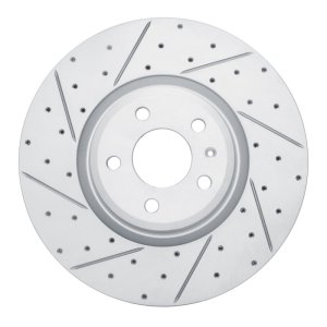 Audi S5 Sportback Brake Rotor (1) - Front Left - DFC - Drilled & Slotted Geoperformance - `18-`25