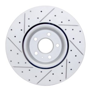 Audi S5 Brake Rotor (1) - Front Right - DFC - Drilled & Slotted Geoperformance - `18-`25