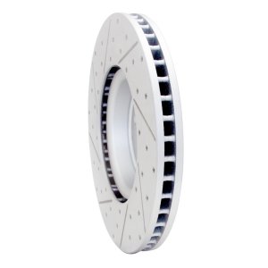 Audi S5 Brake Rotor (1) - Front Right - DFC - Drilled & Slotted Geoperformance - `18-`25