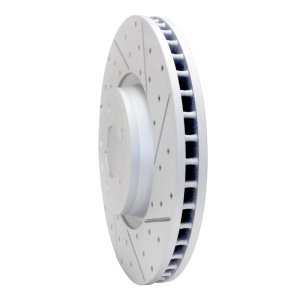 Audi S5 Brake Rotor (1) - Front Right - DFC - Drilled & Slotted Geoperformance - `18-`25