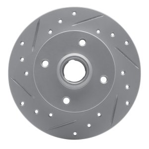 Volkswagen Scirocco Brake Rotor (1) - Rear Left - DFC - Drilled & Slotted Geoperformance - `85-`02