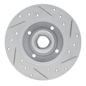Volkswagen Scirocco Brake Rotor (1) - Rear Left - DFC - Drilled & Slotted Geoperformance - `85-`02
