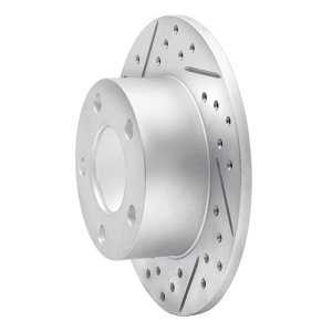 Audi A6 Quattro Brake Rotor (1) - Rear Left - DFC - Drilled & Slotted Geoperformance - `92-`05