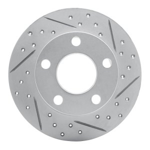 Audi A6 Brake Rotor (1) - Rear Right - DFC - Drilled & Slotted Geoperformance - `92-`05