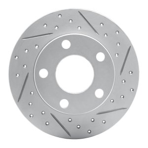 Audi A4 Quattro Brake Rotor (1) - Rear Right - DFC - Drilled & Slotted Geoperformance - `96-`05
