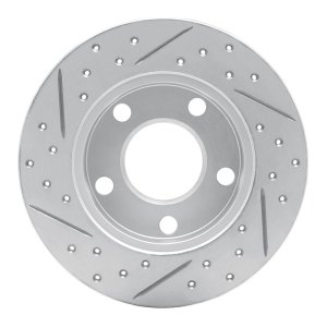 Audi A4 Quattro Brake Rotor (1) - Rear Right - DFC - Drilled & Slotted Geoperformance - `96-`05