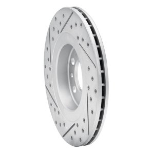 Volkswagen Jetta Wagon Brake Rotor (1) - Front Right - DFC - Drilled & Slotted Geoperformance - `98-`15