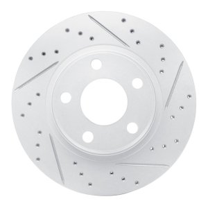 Audi S8 Brake Rotors (1) - Front Right/Rear Right - DFC - Drilled & Slotted Geoperformance Rotor - `97-`08