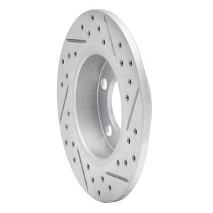 Audi Tt Brake Rotor (1) - Rear Left - DFC - Geoperformance Drilled & Slotted - `98-`24