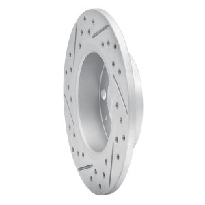 Audi Tt Brake Rotor (1) - Rear Right - DFC - Geoperf - Drilled & Slotted - `98-`24