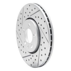 Audi A1 Brake Rotor (1) - Front Left - DFC - Drilled & Slotted Geoperformance - `98-`18