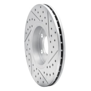 Audi A1 Brake Rotor (1) - Front Left - DFC - Drilled & Slotted Geoperformance - `98-`18