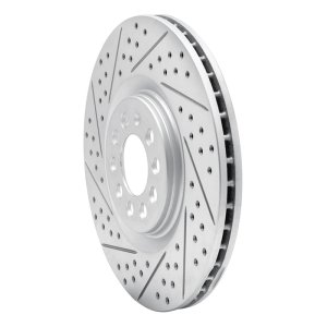 Audi TT Quattro Brake Rotor (1) - Front Left - DFC - Geoperformance Drilled & Slotted - `00-`06