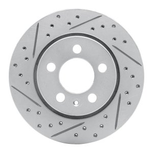 Audi TT Quattro Brake Rotor (1) - Rear Left - DFC - Drilled & Slotted Geoperformance - `00-`06