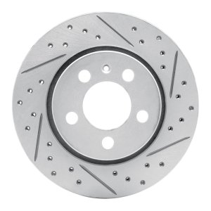 Audi TT Quattro Brake Rotor (1) - Rear Right - DFC - Drilled & Slotted Geoperformance - `00-`06
