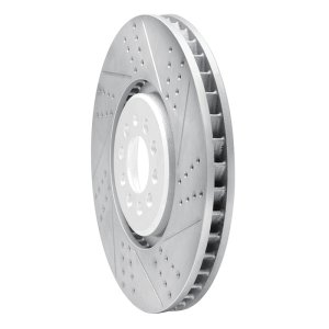 Audi TT Quattro Brake Rotor (1) - Right Front - DFC - Geoperformance Drilled & Slotted - `04-`06 Audi TT Quattro Brake Rotor (1) - Right Front - DFC - Geoperformance Drilled & Slotted - `04-`06