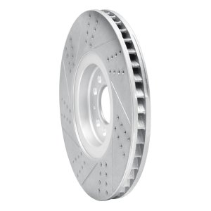 Audi TT Quattro Brake Rotor (1) - Right Front - DFC - Geoperformance Drilled & Slotted - `04-`06 Audi TT Quattro Brake Rotor (1) - Right Front - DFC - Geoperformance Drilled & Slotted - `04-`06