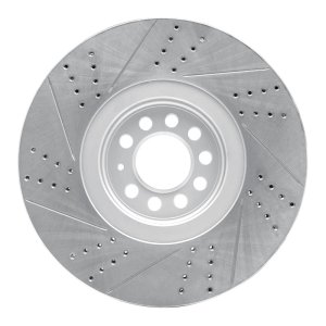 Audi TT Quattro Brake Rotor (1) - Right Front - DFC - Geoperformance Drilled & Slotted - `04-`06 Audi TT Quattro Brake Rotor (1) - Right Front - DFC - Geoperformance Drilled & Slotted - `04-`06