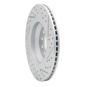 Audi TT Quattro RS Brake Rotor (1) - Rear Left - DFC - Drilled & Slotted Geoperformance - `06-`25 Audi TT Quattro RS Brake Rotor (1) - Rear Left - DFC - Drilled & Slotted Geoperformance - `06-`25