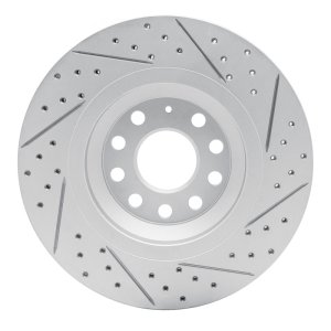 Audi TT Quattro RS Brake Rotor (1) - Rear Left - DFC - Drilled & Slotted Geoperformance - `06-`25 Audi TT Quattro RS Brake Rotor (1) - Rear Left - DFC - Drilled & Slotted Geoperformance - `06-`25
