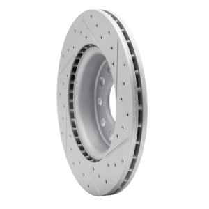 Volkswagen Bora Brake Rotor (1) - Front Left - DFC - Geoperformance Drilled and Slotted - `05-`15