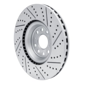 Audi Q3 Brake Rotor (1) - Front Left - DFC - Drilled & Slotted Geoperformance - `12-`25