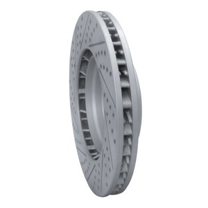 Porsche Cayenne Brake Rotor (1) - Right Front - DFC - Drilled & Slotted Geoperformance - `03-`18