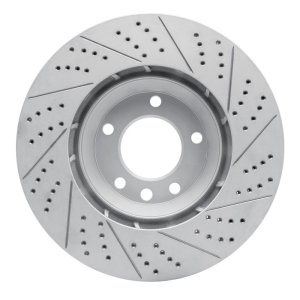 Audi Q7 Brake Rotor (1) - Front Left - DFC - Drilled & Slotted Geoperformance - `03-`15 Audi Q7 Brake Rotor (1) - Front Left - DFC - Drilled & Slotted Geoperformance - `03-`15