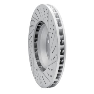 Audi Q7 Brake Rotor (1) - Front Left - DFC - Drilled & Slotted Geoperformance - `03-`15 Audi Q7 Brake Rotor (1) - Front Left - DFC - Drilled & Slotted Geoperformance - `03-`15