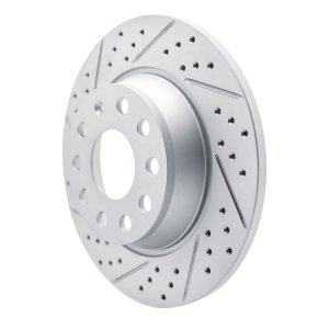 Audi Q3 Brake Rotor (1) - Rear Left - DFC - Geoperformance Rotor - Drilled and Slotted - `05-`18 Audi Q3 Brake Rotor (1) - Rear Left - DFC - Geoperformance Rotor - Drilled and Slotted - `05-`18